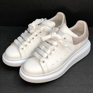 Alexander McQueen Leather Lace-Up Platform Sneaker